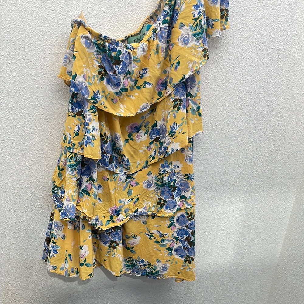 Filly Flair Floral One-Shoulder Dress - Picture 5 of 6